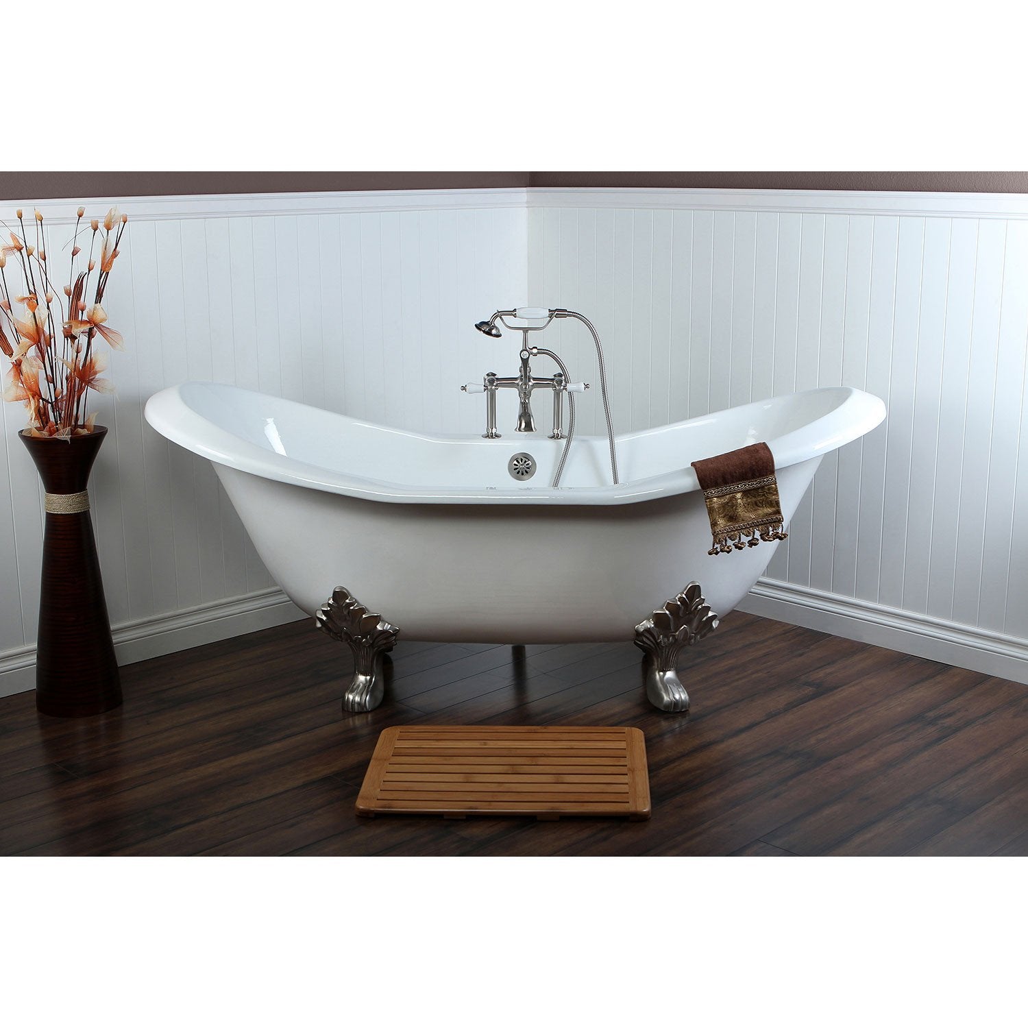 large clawfoot tub