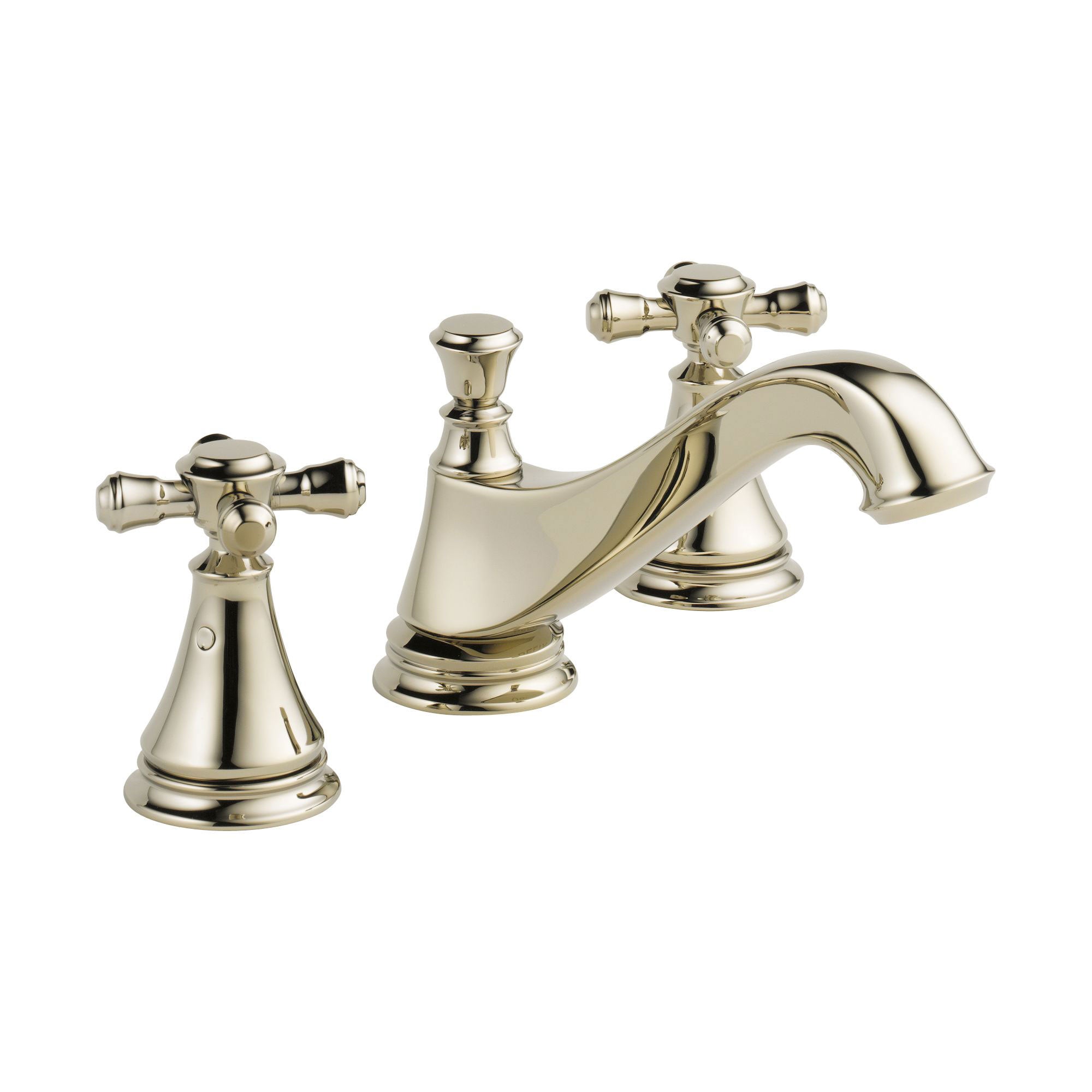 Delta Cassidy Polished Nickel Finish Widespread Lavatory Low Arc