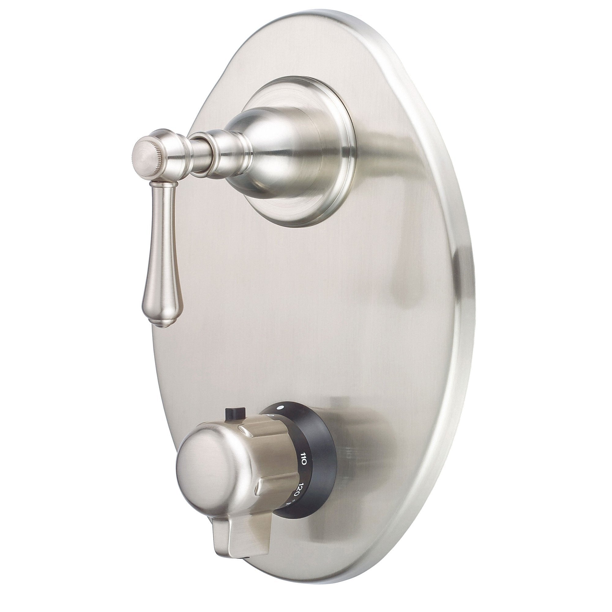 Danze Opulence Brushed Nickel 1 2 Thermostatic Shower Faucet