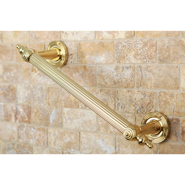 Kingston Polished Brass Templeton Grab Bar For Bathroom Or Shower 12 8962