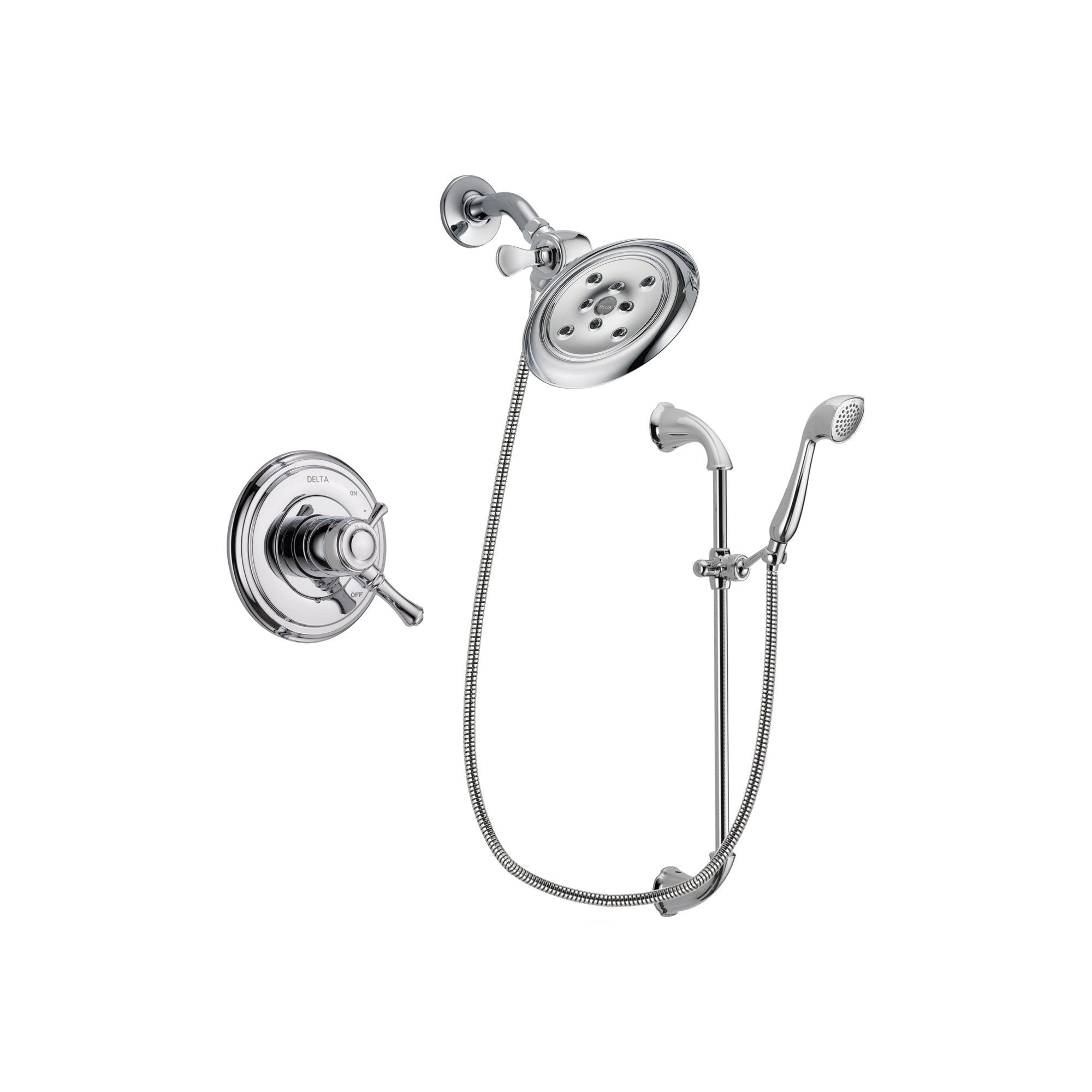 Delta Cassidy Chrome Finish Dual Control Shower Faucet System