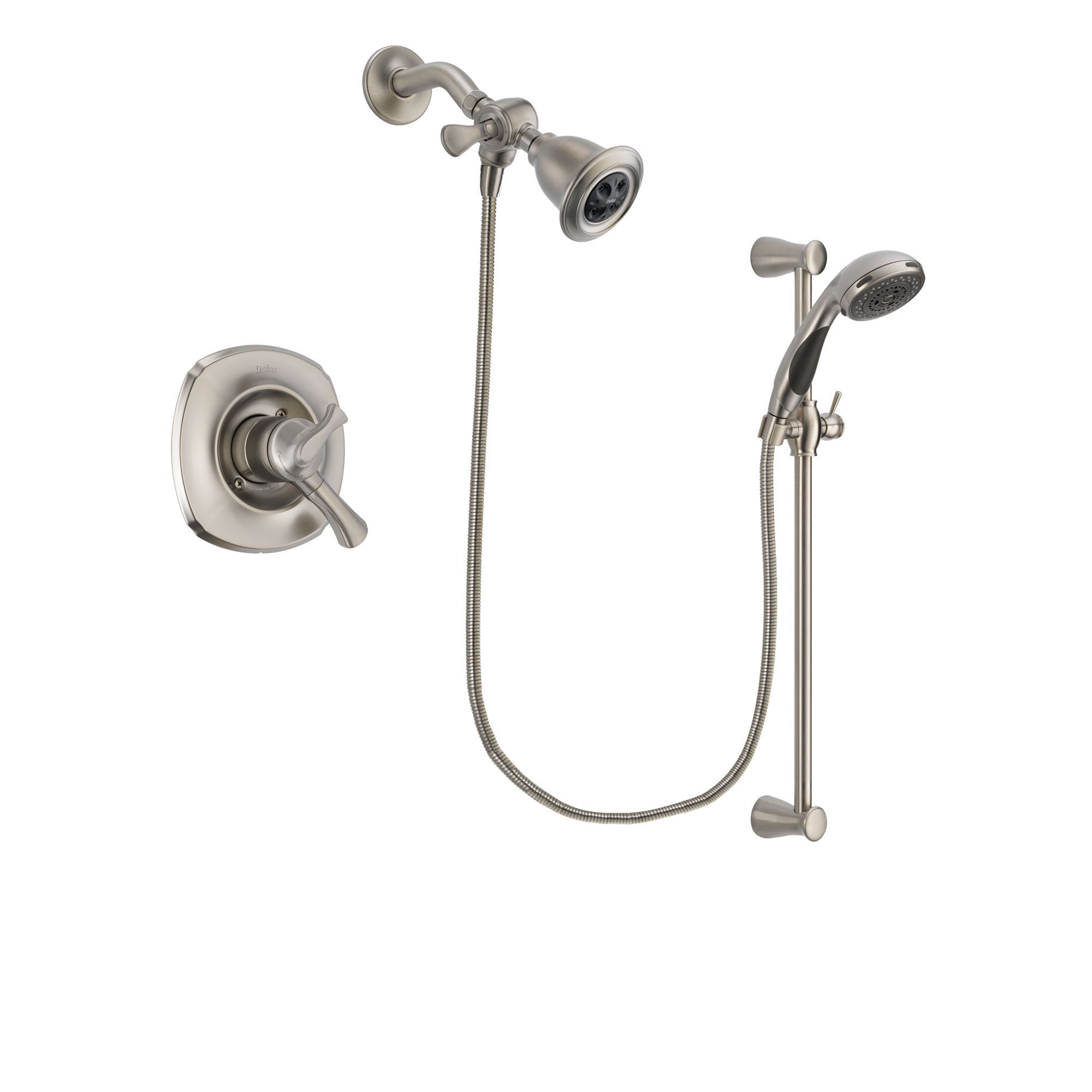 Delta Addison Stainless Steel Finish Dual Control Shower Faucet System   DSP1576V 