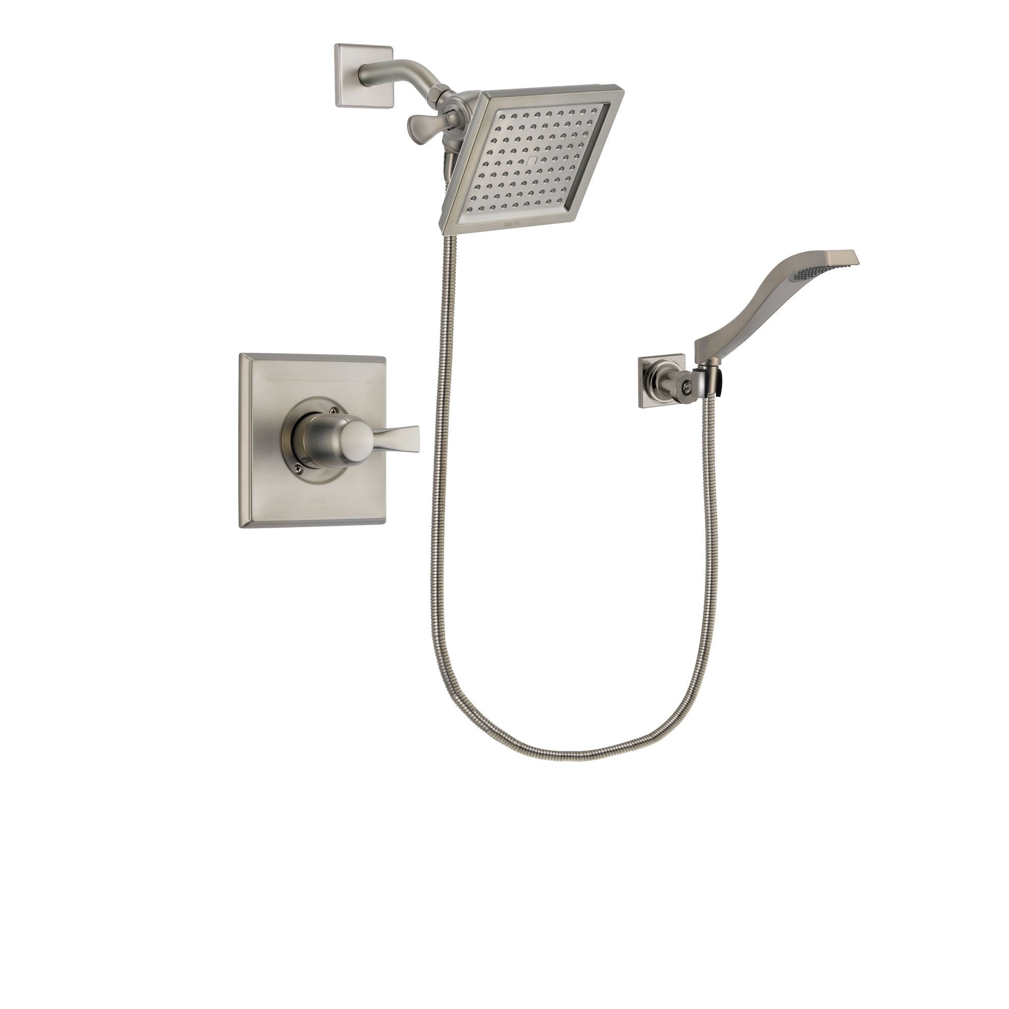 Delta Dryden Stainless Steel Finish Shower Faucet System W Hand