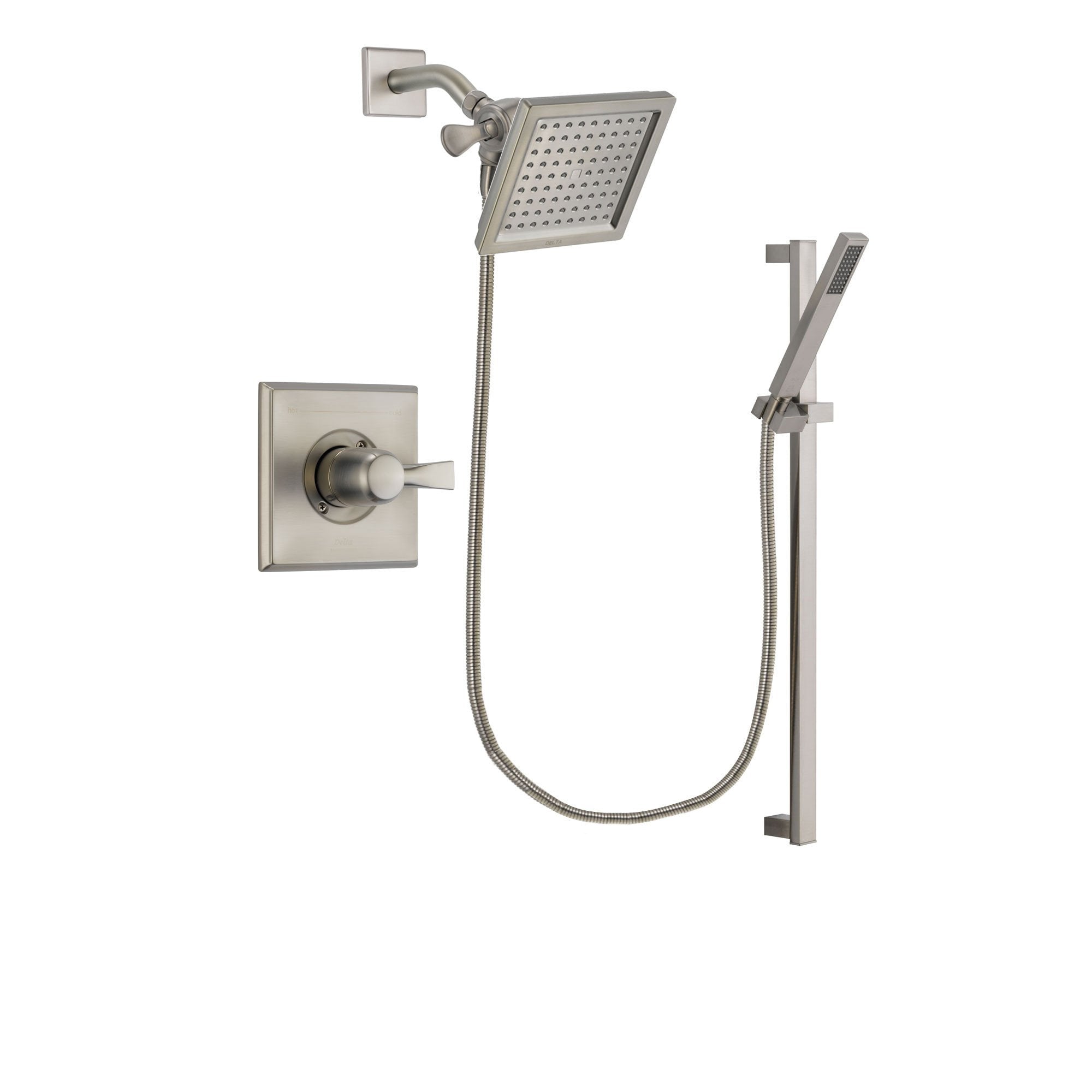 Delta Dryden Stainless Steel Finish Shower Faucet System W Hand