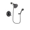 Delta Victorian Venetian Bronze Finish Thermostatic Shower Faucet System Package with 5-1/2 inch Showerhead and 5-Setting Wall Mount Personal Handheld Shower Spray Includes Rough-in Valve DSP2834V