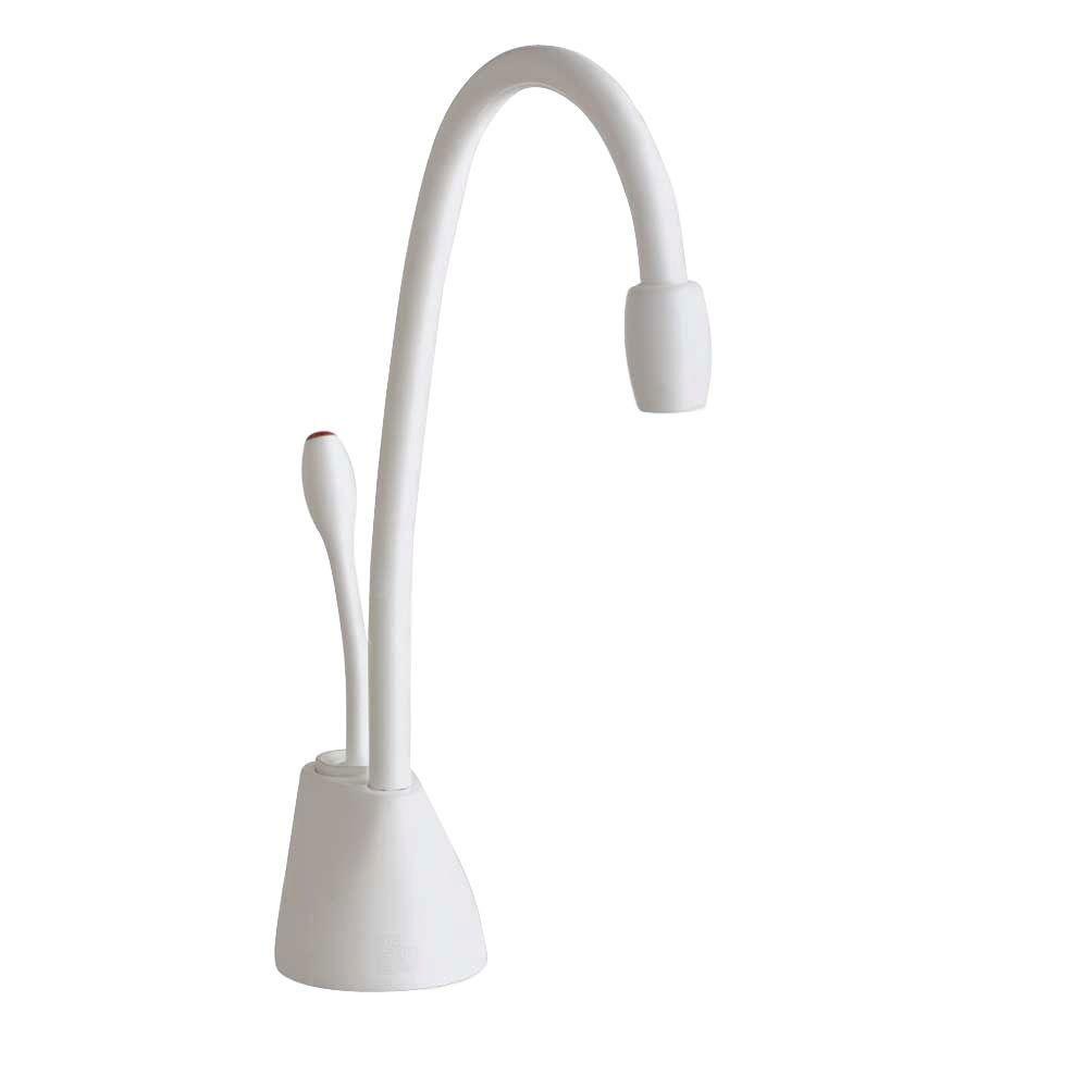 Insinkerator Indulge Contemporary White Instant Hot Water Dispenser Faucet Only 719589