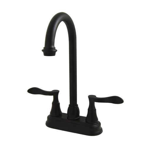 Kingston Brass Century Oil Rubbed Bronze 4 Bar Faucet Ks2465cfl