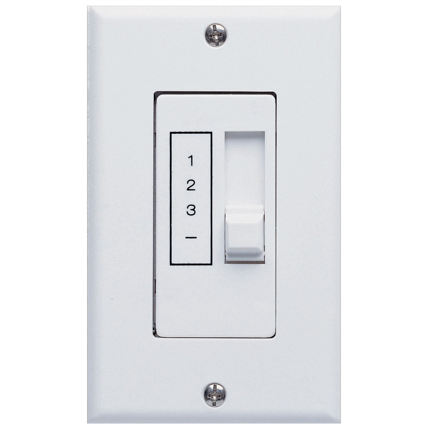 Concord Fans 3 Speed Ceiling Fan Slider White Wall Control Switch