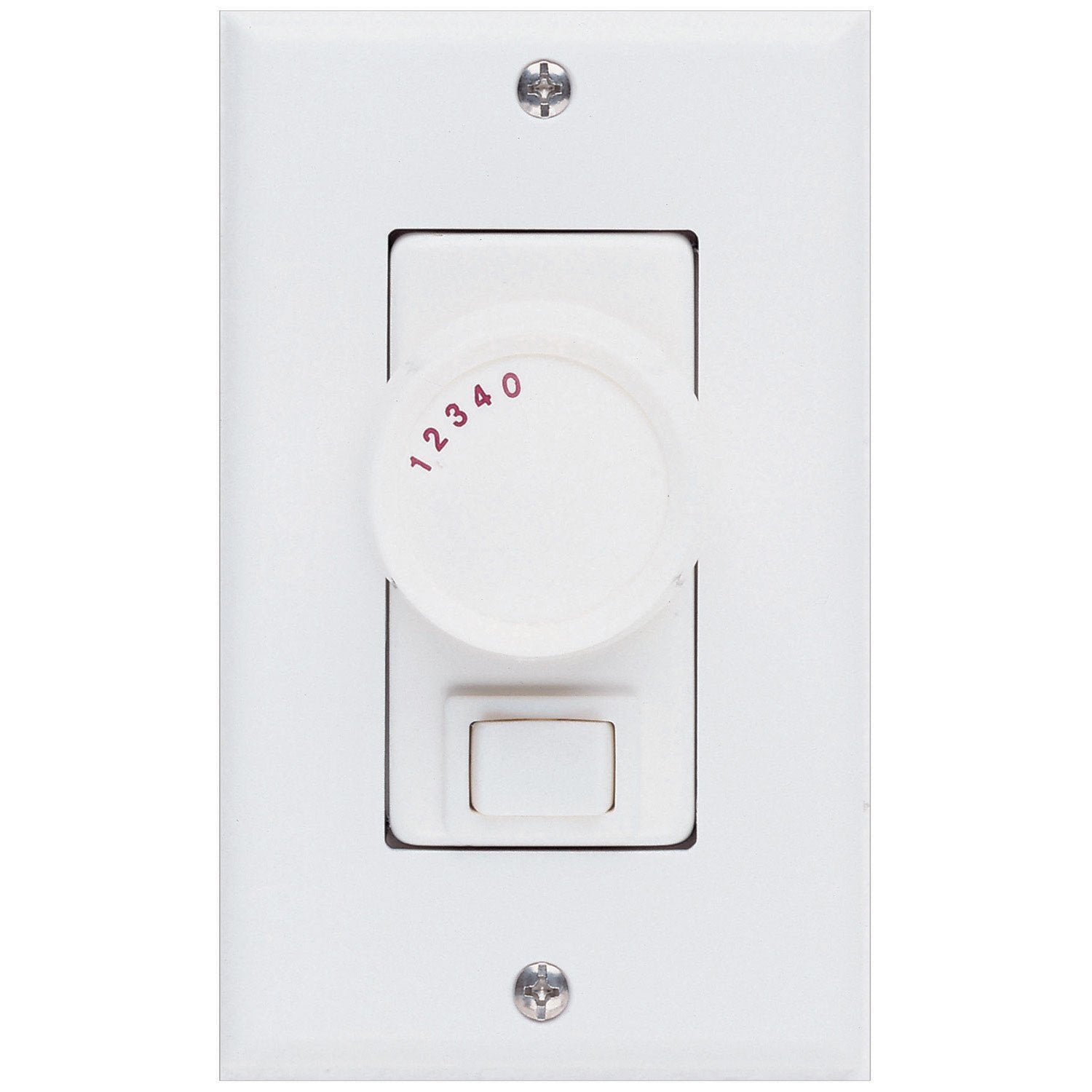 Concord Fans 3 Way Switch 4 Speed White Rotary Knob Ceiling Fan