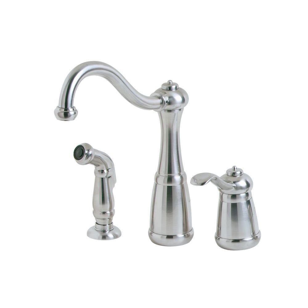 Price Pfister Marielle Single-Handle Kitchen Faucet with Side Spray in