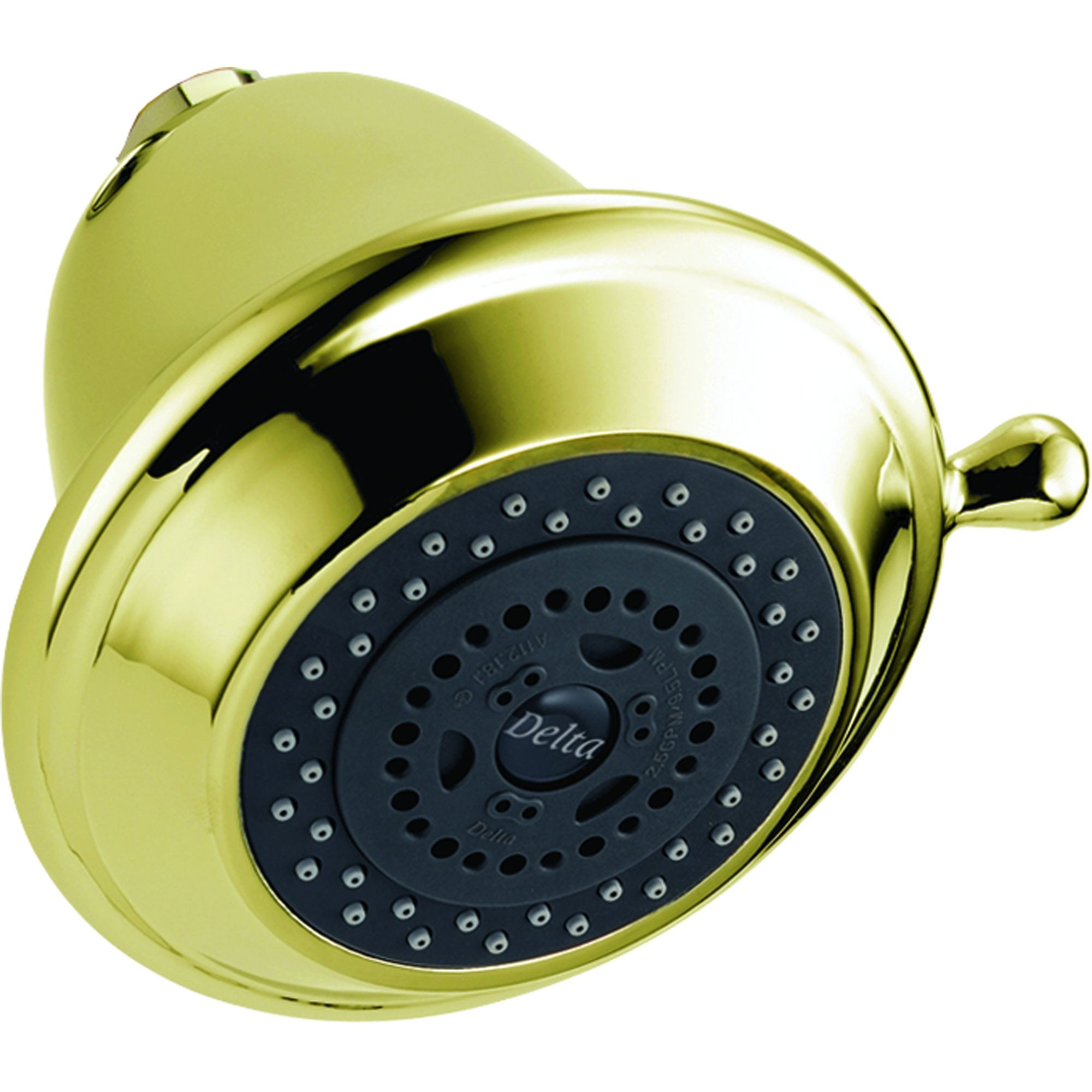 Delta 3Setting TouchClean Polished Brass Shower Head 571826