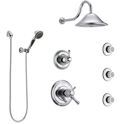 Shower System Kits with Showerhead, Body Spray Jets, and Hand Shower Sprayer