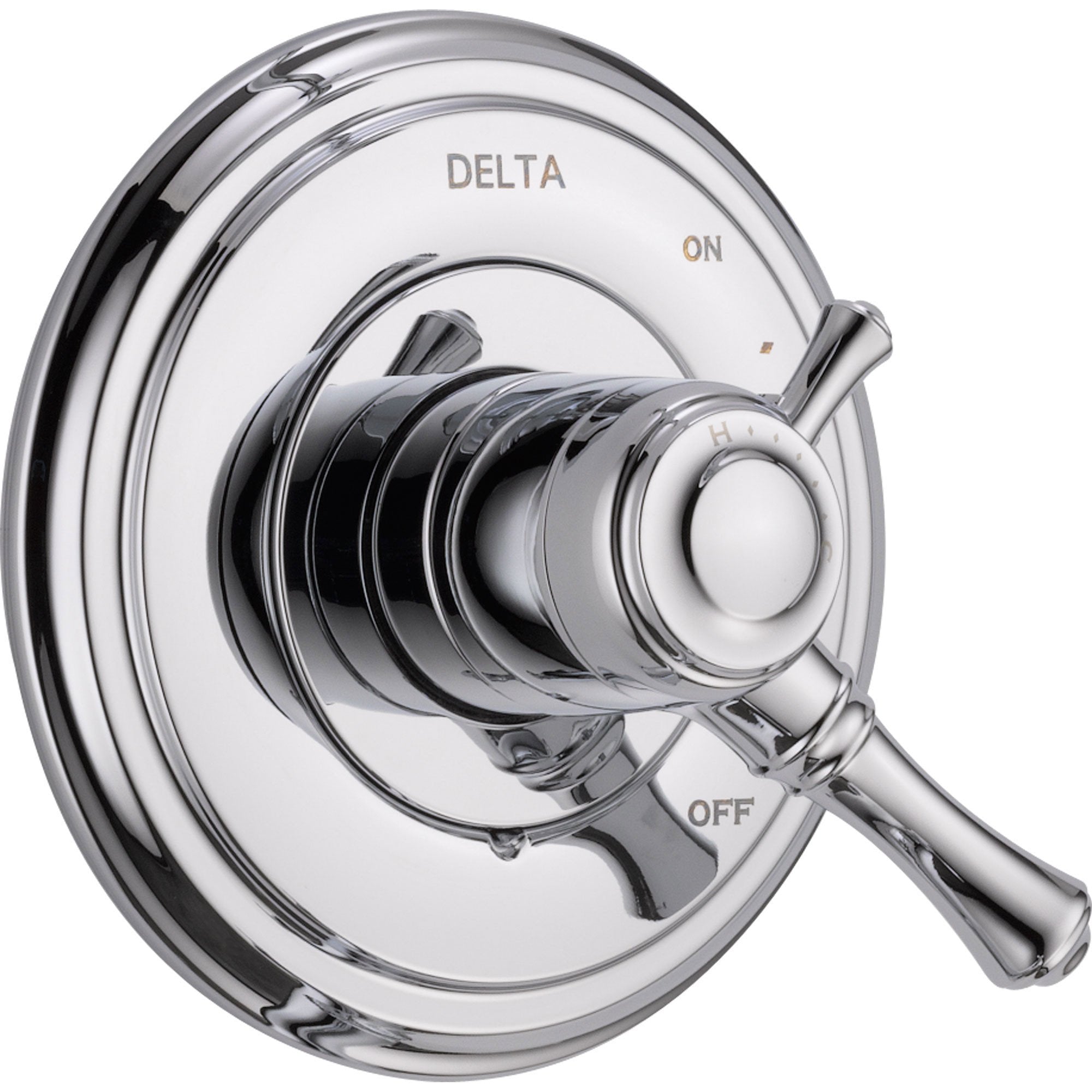 Delta Cassidy 2 Handle Chrome Temp Volume Shower Faucet Control W