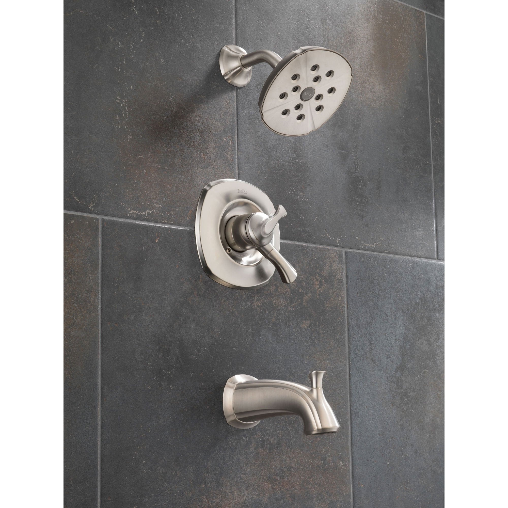 Delta Addison Stainless Steel Finish Temp Volume Tub And Shower With V   T17492 SS 79e285cd 7348 4aa2 8741 32c5ed935bde 2000x 