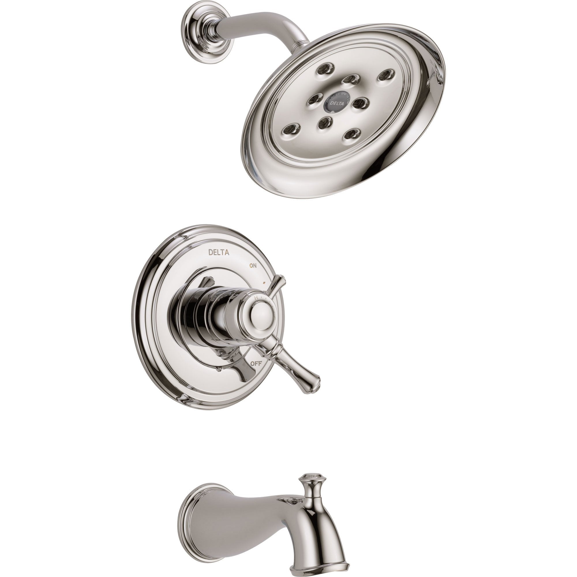 Delta Cassidy Polished Nickel Temp Volume Tub And Shower Faucet With V   T17497 PN 771eec44 643c 4dc7 Aa0d 78cb5b18a7ec 