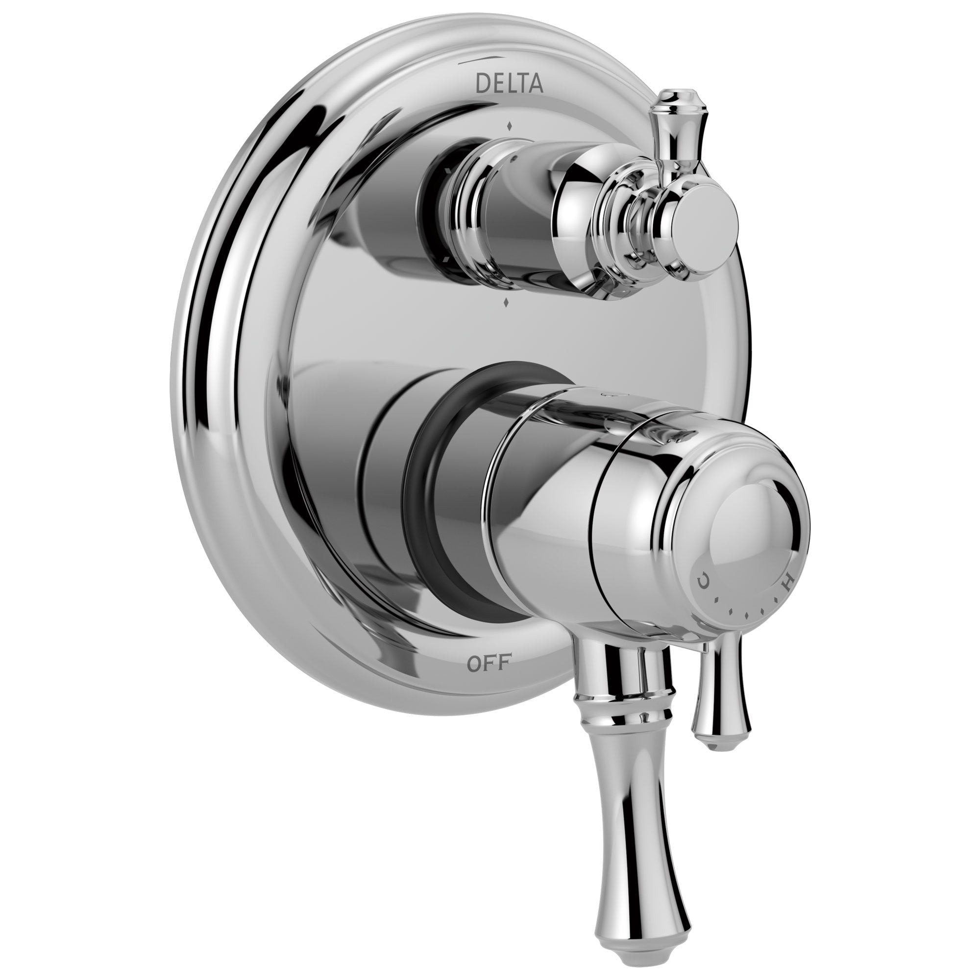 Delta Cassidy Chrome Traditional Monitor 17 Shower Faucet Control