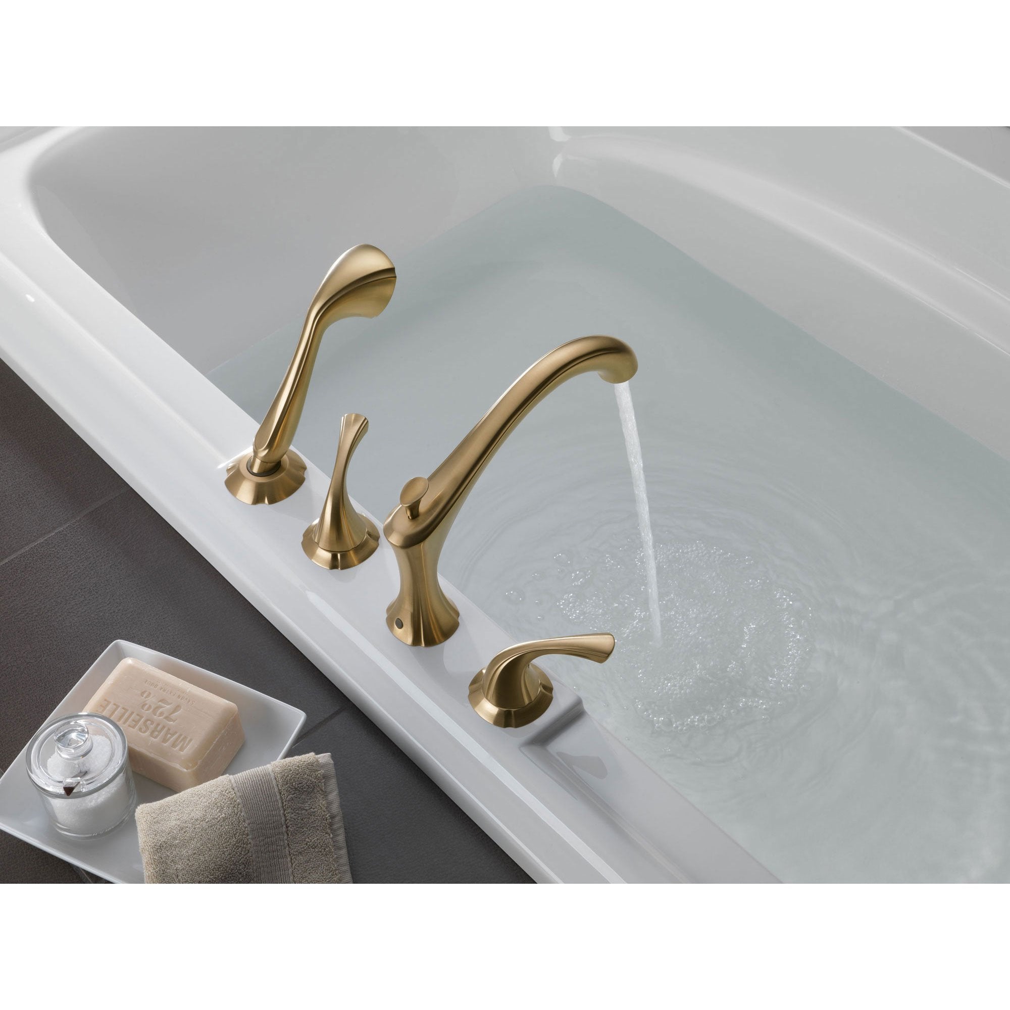 Delta Addison Champagne Bronze Roman Tub Faucet With Hand Shower And V   T4792 CZ WATER 2000x 