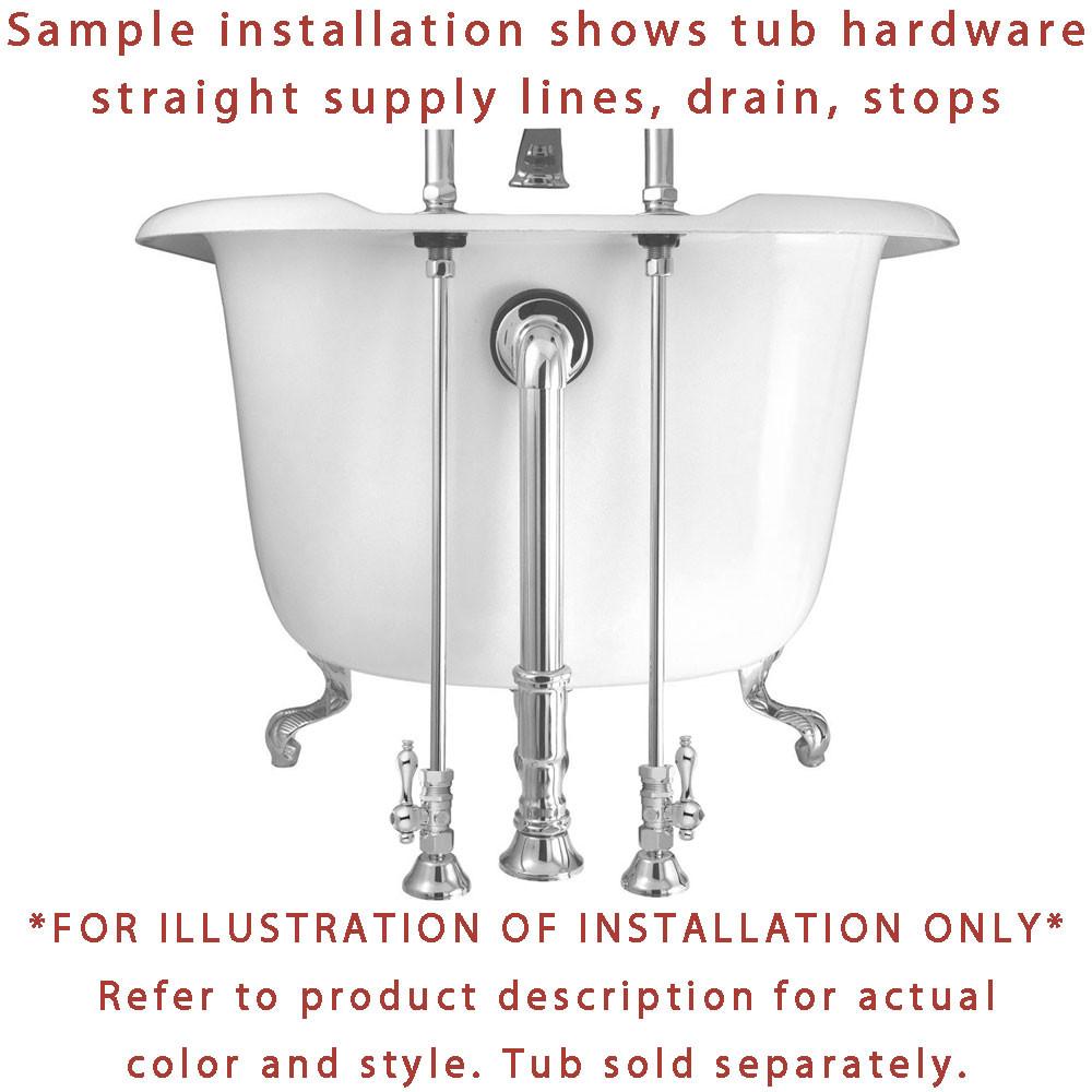 clawfoot tub plumbing fixtures