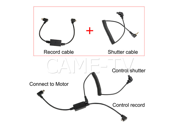 Astral Shutter and Record Cable for Canon 5D2 & 5D3