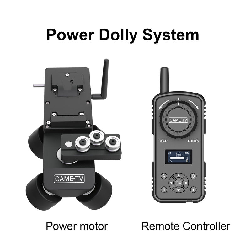 CAME-TV Power Dolly Kit With Rails