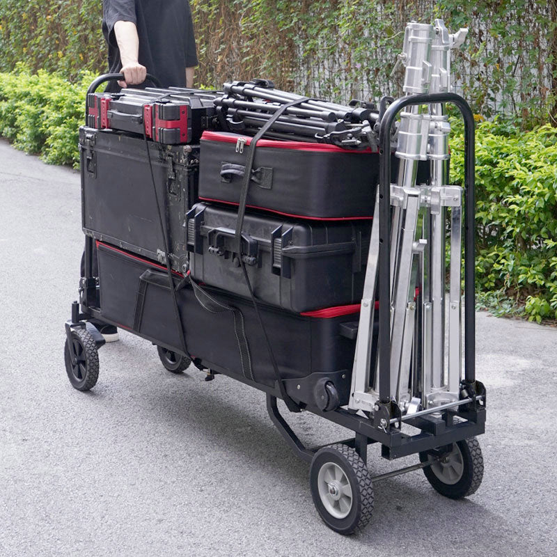 Lightweight Portable Production Cart That’s Expandable and Foldable