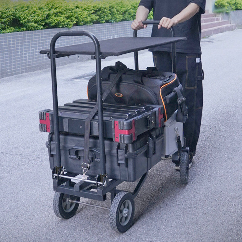 Lightweight Portable Production Cart That’s Expandable and Foldable