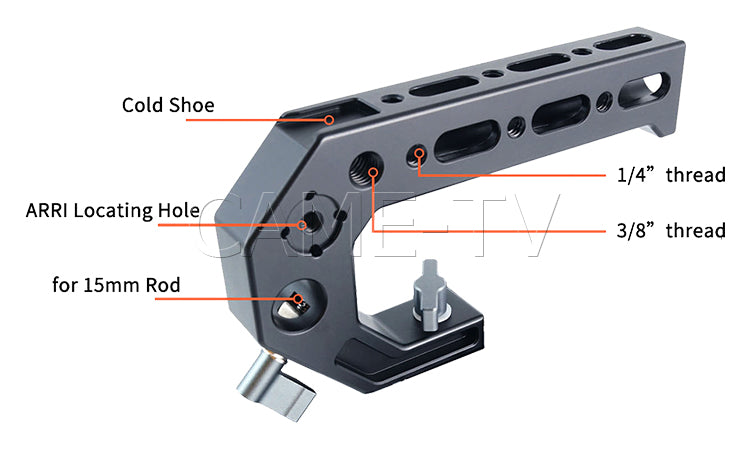 CAME-TV Build Your Own Cage Kit For BMPCC 4K and 6K Cameras