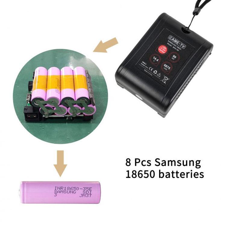 came-tv mini99 lightweight v-mount batteries