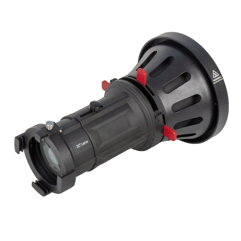 Optical Snoot with Gobo and 20° Lens for Bowens Mount