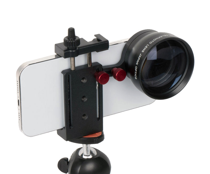 Smartphone Clamp With 52mm Adapter For Filter and Lens