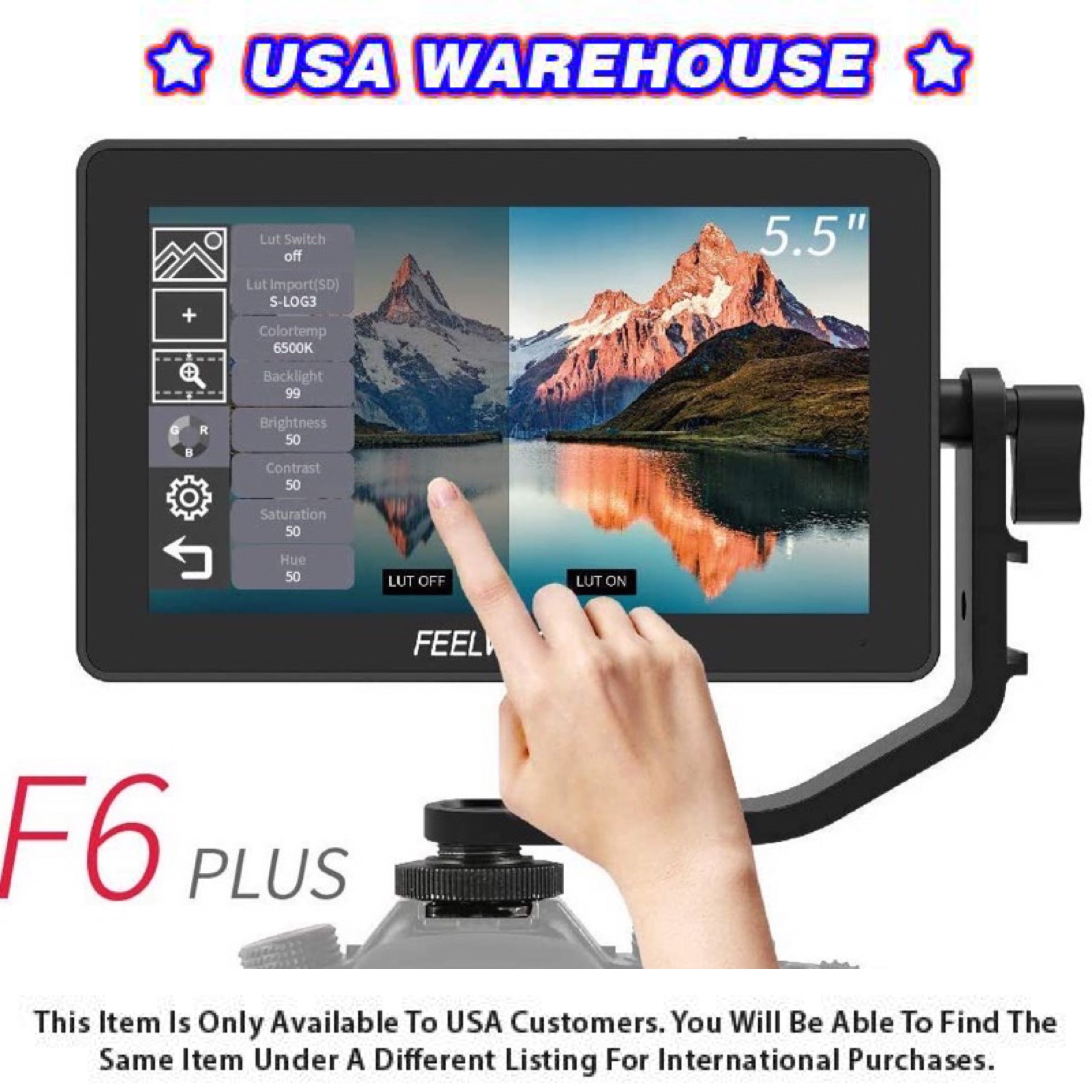 F6 Plus 5.5inch Touch Screen 1920X1080 4K HDMI Camera Monitor - US – CAME-TV