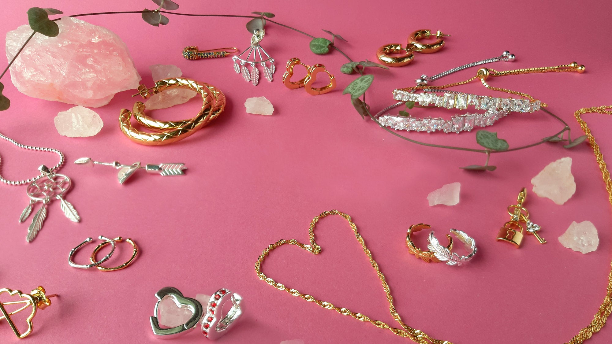 Valentinsdag smykker, tilbehør accessories – DroppsBySzhirley.dk