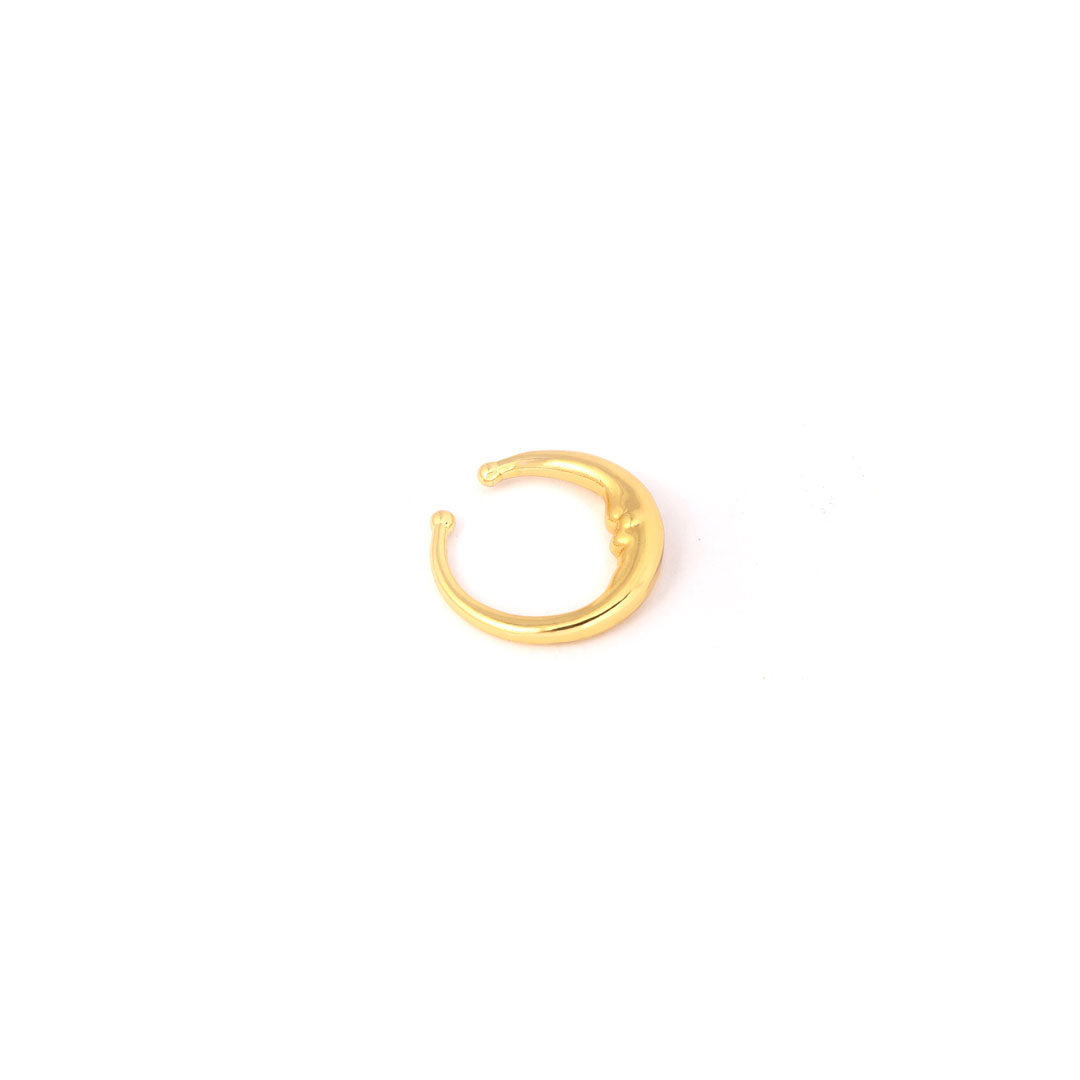 Billede af #MoonFace Ørering / EarCuff - 18 karat forgyldt