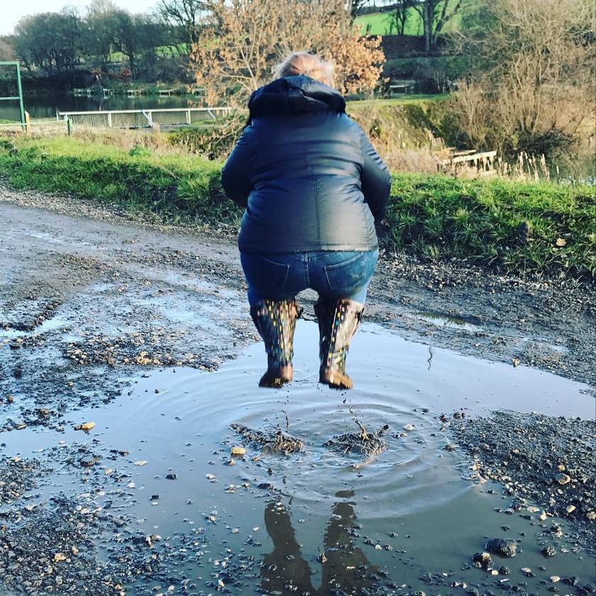 plus size rubber boots