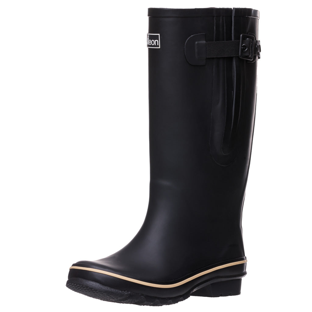 Extra Wide Calf in Black - 23 Inch Fit- Wide in Foot and Ankle – RainBoots