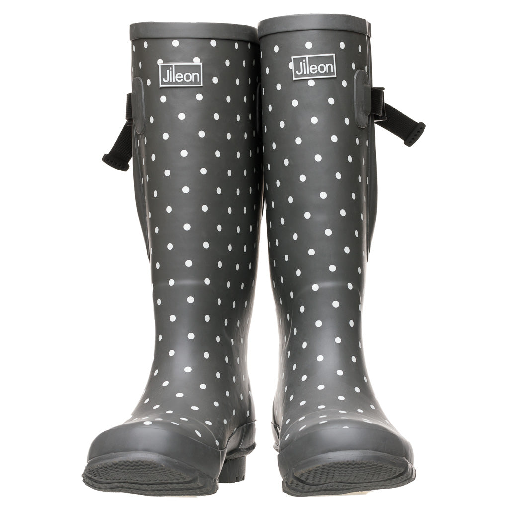 womens wide rubber boots