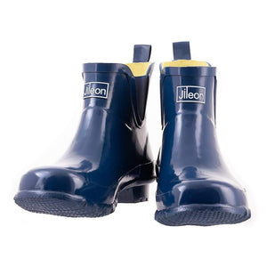 navy blue wide fit boots