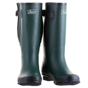 Extra Wide Calf Rain Boots - Green - Fit 23 inch Calf - Wide in Foot ...