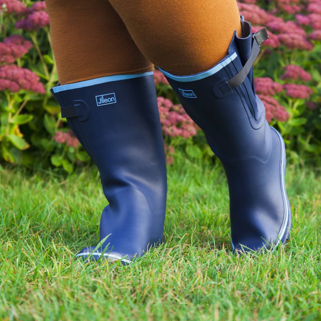 Wide Calf Rain Boots - Up to 19 inch calf - Standard Fit in Ankle ...