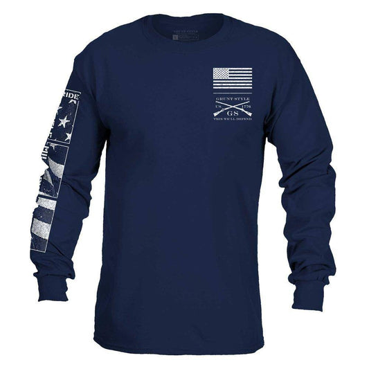Patriotic Long Sleeve Shirt - 76 We The People Shirts – Grunt Style, LLC