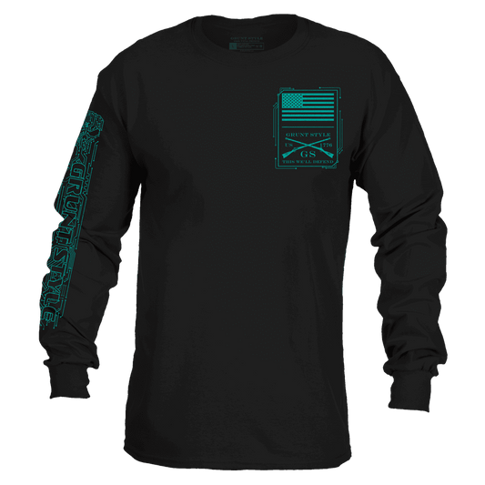 Men's Ethos Long Sleeve - Patriotic Shirt – Grunt Style, LLC