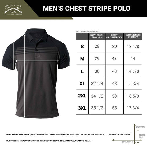 Men's Polo Shirts | Black Grunt Style Polo – Grunt Style, LLC