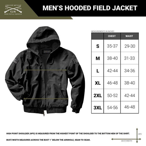 Grunt Style Hooded Field Jacket - Saddle – Grunt Style LLC