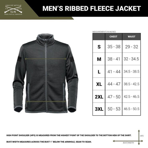 Size Chart  Men's Patriotic Ribbed Jacket – Grunt Style, LLC