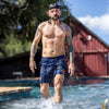 Getaway Casual Shorts - Toast Of Freedom - Navy