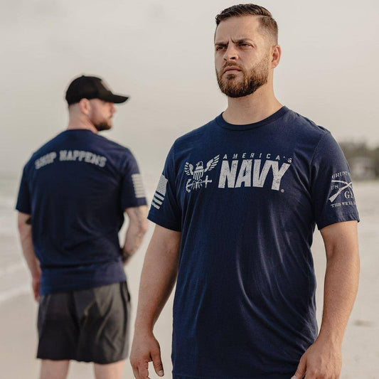 United States Navy Tee | Est. 1775 Navy 2.0 - Made in the USA