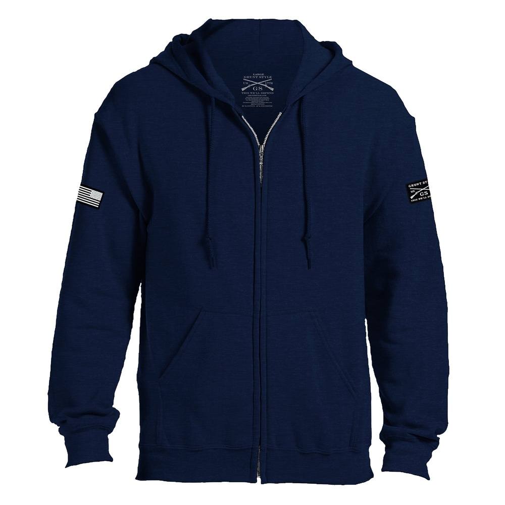 grunt style zip up hoodie