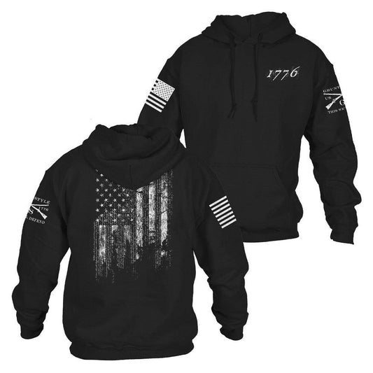  Deer-Hunter Distressed American Flag hunting Lovers Vintage  Pullover Hoodie : Clothing, Shoes & Jewelry