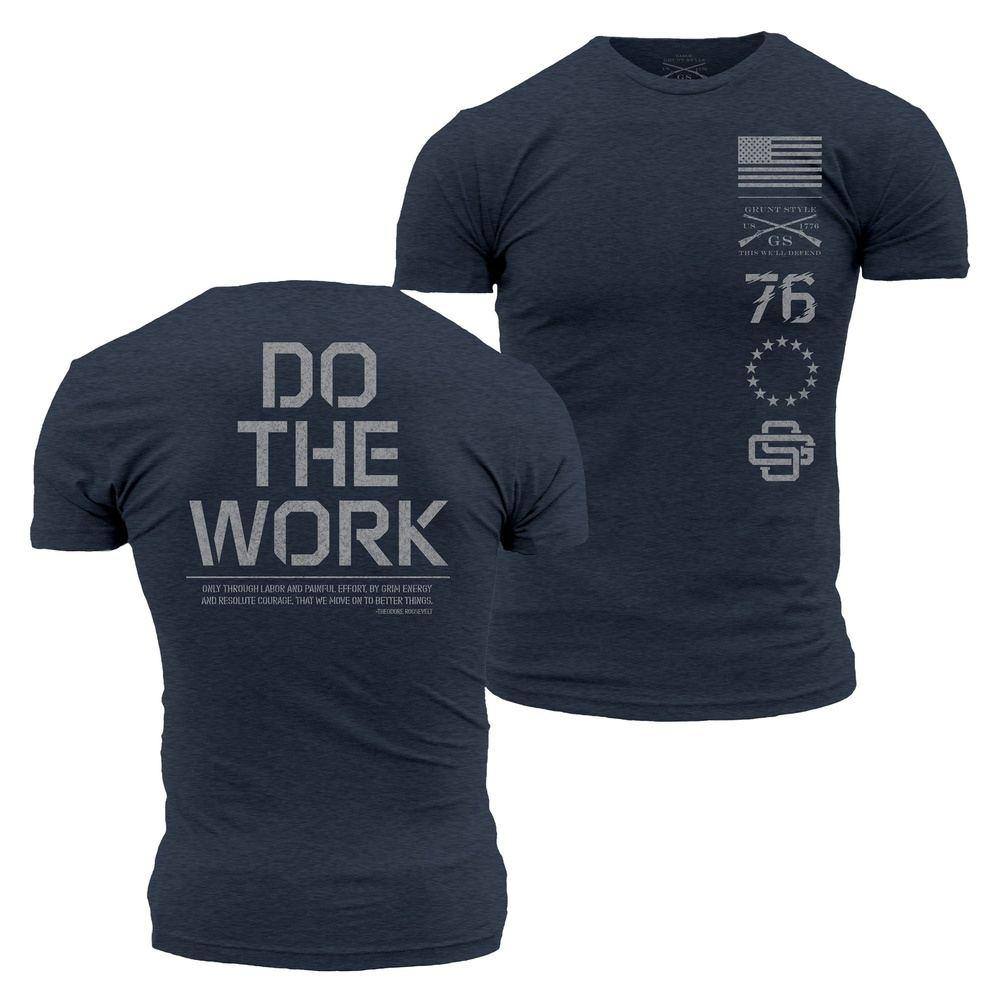 Image of Do The Work Men's Tee - Midnight Navy