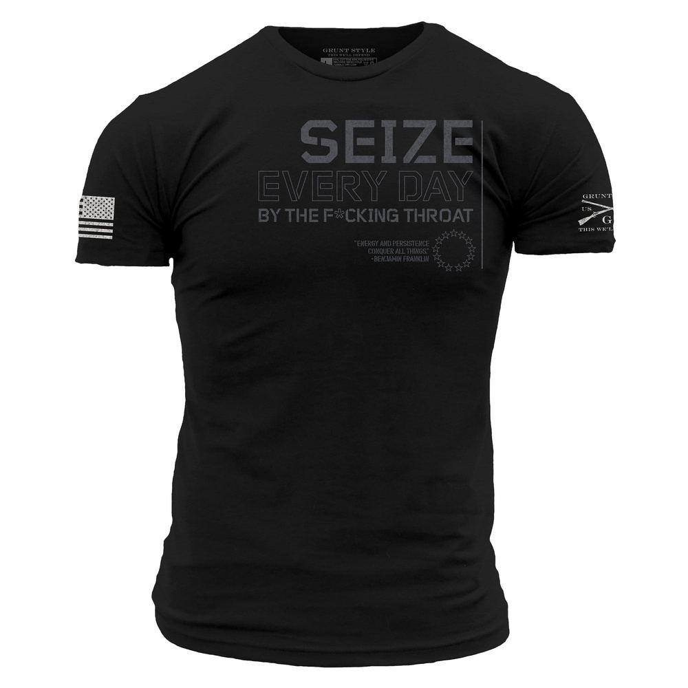 Image of Seize Every Day Men's Tee - Black